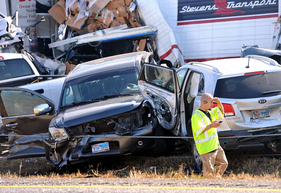 дтп крупное авария в сша на день благодарения фото crash in usa Interstate 10 Beaumont photo Texas